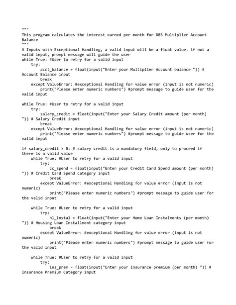 Image result for Python Code Monthly Interest Rate Code