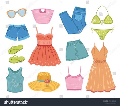 Clip Art Summer Clothes