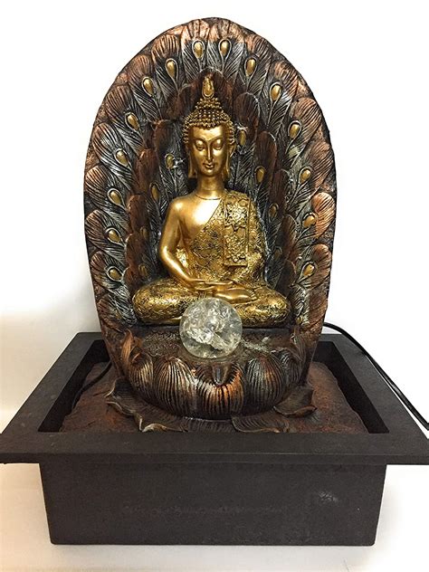 The HanCo. Polyresin Samadhi Buddha Fountain(43 cm x 29 cm x 22 cm ...