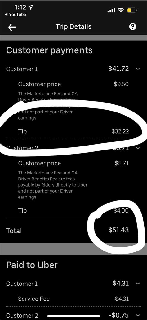 Best tip I’ve ever gotten on Uber Eats. Wanted to share. LA AREA 3rd ...