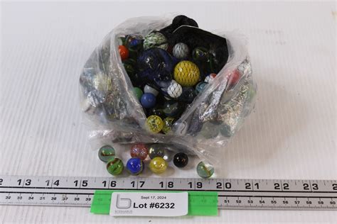 Bag of Assorted Marbles - Bodnarus Auctioneering