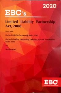 Limited Liability Partnership Act, 2008: Buy Limited Liability ...