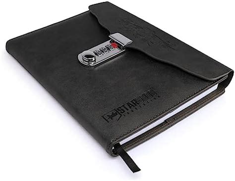 Lifestyle-You Notebook with Number Combination Lock Diary Retro ...