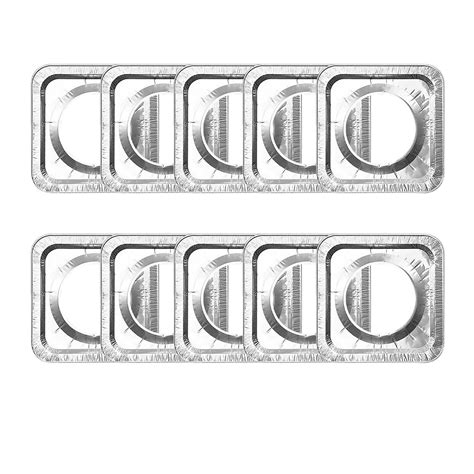 Aluminum Foil Square Stove Burner Covers Disposable Heavy Thick Quality ...