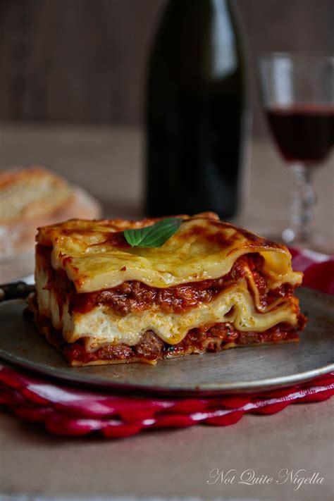 Easy healthy lasagna @ Not Quite Nigella