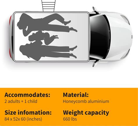 Upland Rooftop Tent Hard Shell 3 Person Car Camping Black | Desertcart ...