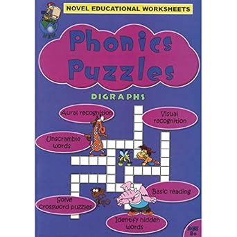 Buy Novel Educational Phonics Puzzles Digraphs (Novel Educational ...