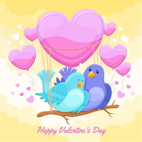 Flache valentinstagillustration | Kostenlose Vektor