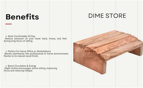 Dime Store Foot Rest Under Table for Office Home | Under Desk Foot ...