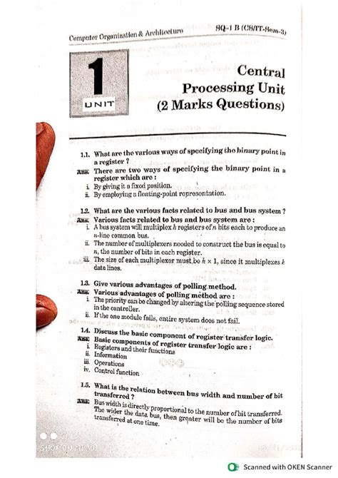 COA 2M - Key Concepts in Computer Organization & Architecture (2 Marks ...