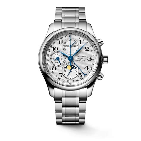 LONGINES MASTER COLLECTION CHRONO MOONPHASE Automatic, Stainless Steel ...