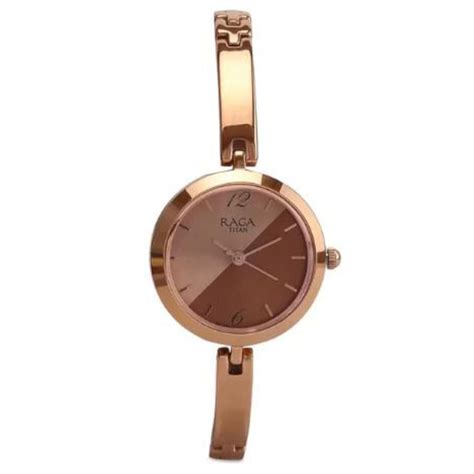 Titan Raga Viva Rose Gold Dial Metal Strap Watch 2606WM07 – KRISHNA ...