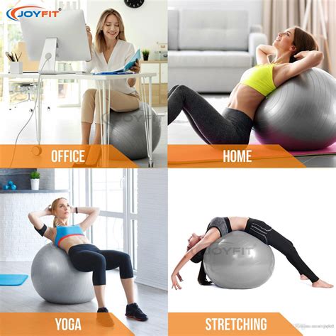 Anti - Burst Yoga Ball with hand Pump | Joyfit
