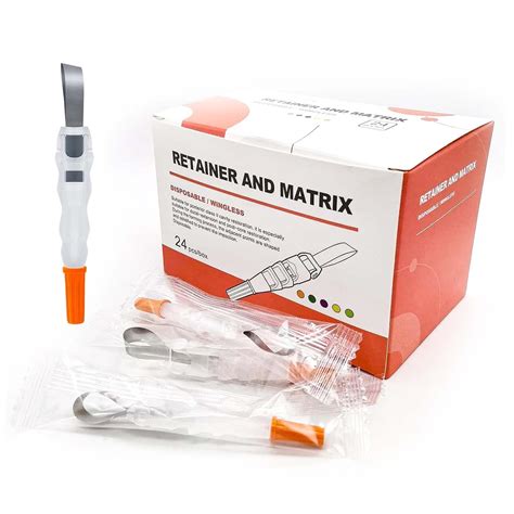 Dental Matrix Bands, 24pcs/Box Metal Restoration Matrix-Profecto with ...