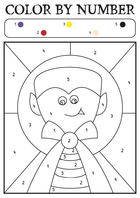Halloween Color By Number - 15 Free PDF Printables | Printablee