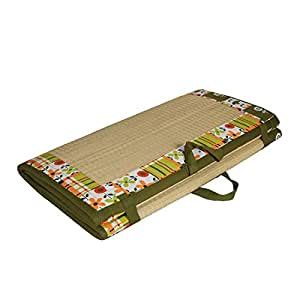 Buy KALA DARSHAN CRAFTS BAZAAR - Foldable Mat Cushion with Korai River ...