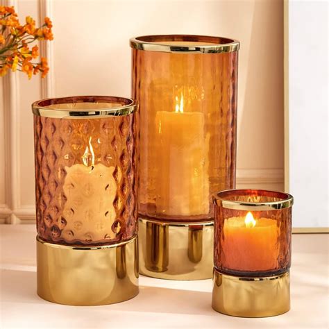 Buy Fiesta Glass Hurricane Candle Holder from Home Centre at just INR ...