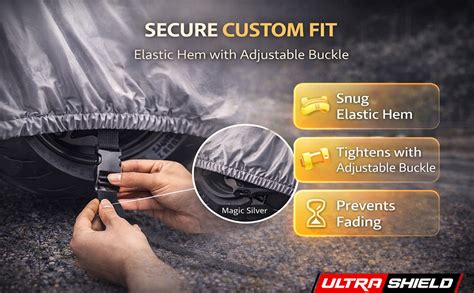ULTRA SHIELD All Weather Two-Wheeler Cover compatible with Advanced ...