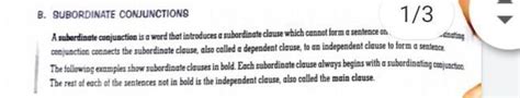 what is subordinate clause?? - Brainly.in
