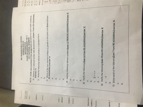 express the following rational numbers in standard form 1. 12/20 2. -25 ...
