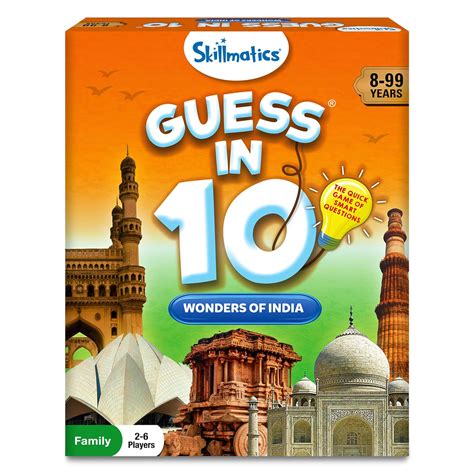 Skillmatics Guess in 10 Wonders of India, Perfect for Boys, Girls, Kids ...