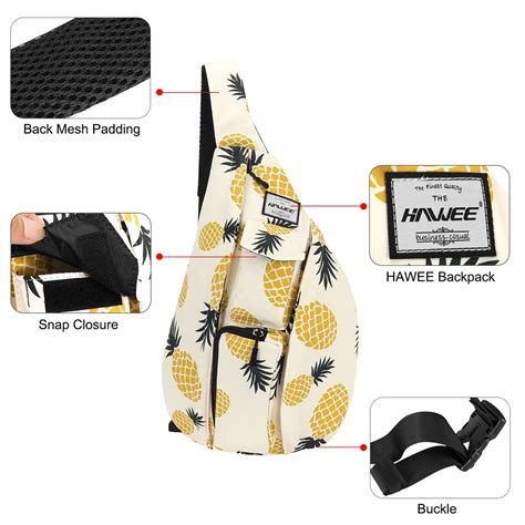 Buy HAWEE Sling Bag for Women Crossbody Daypack Waterproof Fabric ...