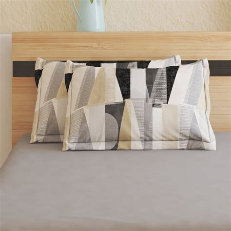 Buy Juniper Bronwen Set of 2 Geometric Print Pillow Covers - 70x45cm ...