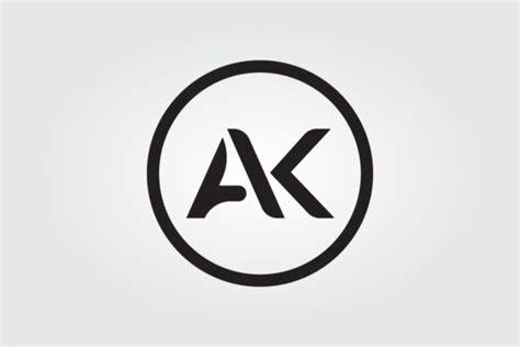 Creative Letter AK Logo Design Graphic by Rana Hamid · Creative Fabrica