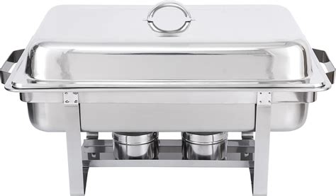 Buy ZENY Pack of 4 Chafing Dish 8 Quart Full Size Stainless Steel ...