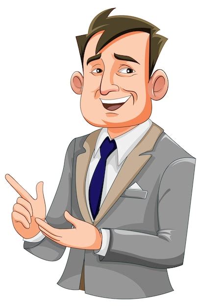 Cartoon Business Man Vector 的图像结果