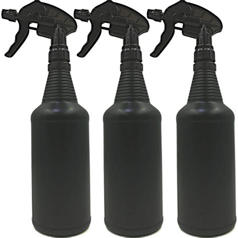 Black Spray Bottles - UV Light Blocking Professional / Industrial Large ...