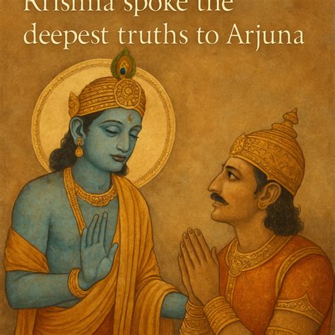 The Gita on the Longing to Be Understood Without Explaining