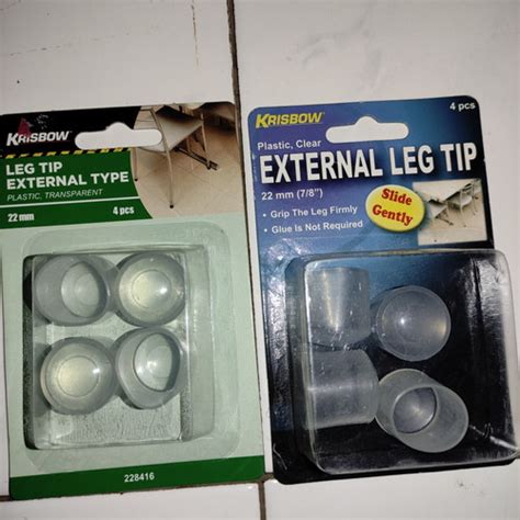 Jual Pelindung Kaki Meja 22 mm/Krisbow Leg Tip External Type 4 pcs ...