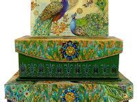 Peacock Gift Box Tutorial 的图像结果