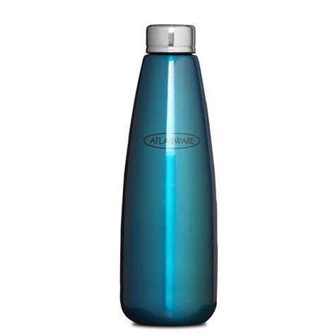 Stainless Steel Fridge Bottle - Glossy Blue – Atlasware India