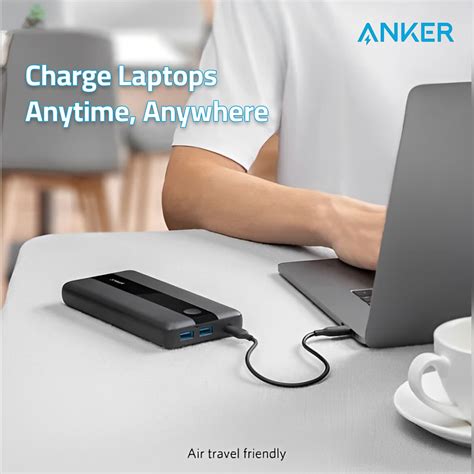ANKER PowerCore III 19K 60W High-Speed Portable Laptop Charger, Power
