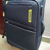 American Tourister Denton Polyester 69 cms Blue Softsided Check-in ...