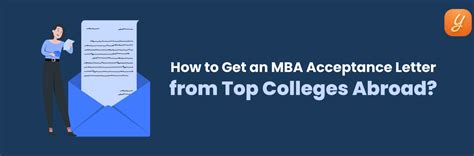 How to Get an MBA Acceptance Letter from Top Colleges Abroad? | Yocket