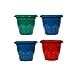 Kraft Seeds Plastic Flower Pots (4 Pcs, 12 Inch, Multicolor) | Flower ...