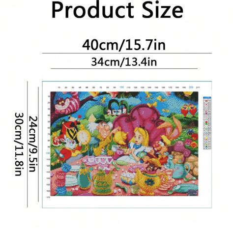 1 PC Cross Stitch Kit Alice In Wonderland New Collection Handicraft ...