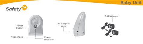 Safety 1st Crystal Clear Audio Monitor (1 RX), White : Amazon.in: Baby ...