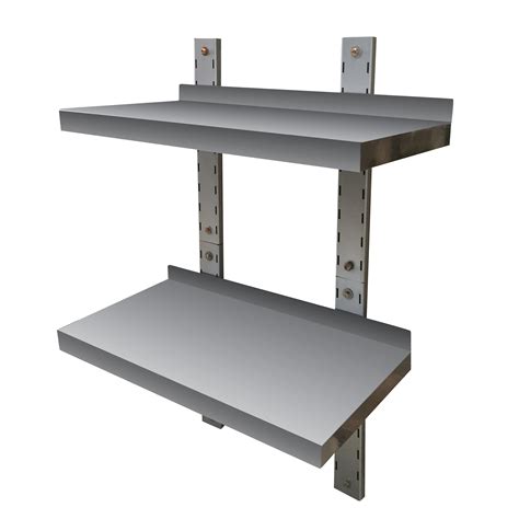 Sportsman Series Stainless Steel Double Wall Mount Shelf - Walmart.com