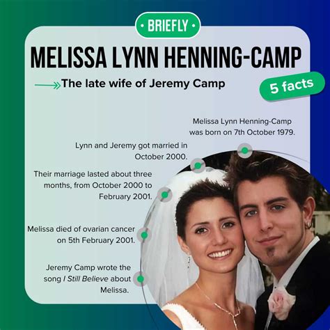 Melissa Lynn Henning-Camp: The tragic story of Jeremy Camp's wife ...