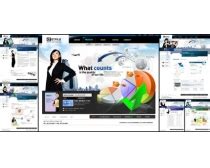 韩国企业网站前台模板 - 爱图网设计图片素材下载