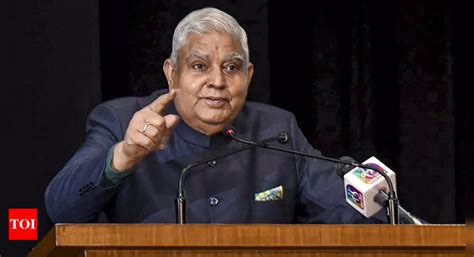 Dhankhar: Anti-India forces orchestrating pernicious narratives, need ...