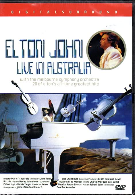 Elton John - Live in Australia: Amazon.ca: DVD