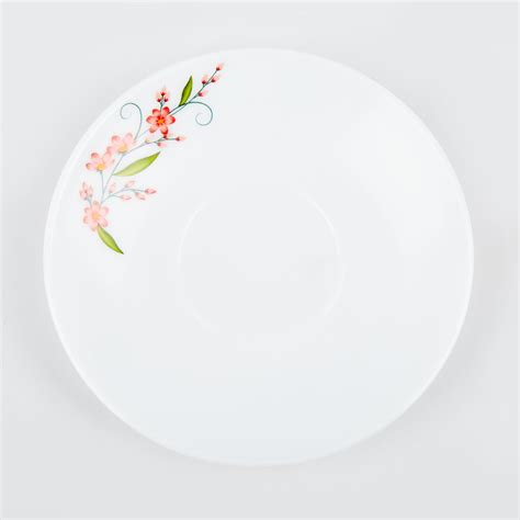 Buy Velox Creeper Set of 6 Opalware Printed Cups and Saucers - 130ml ...