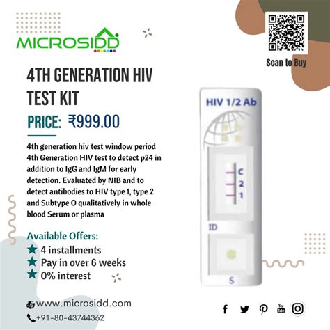 4th Generation hivtest Kit