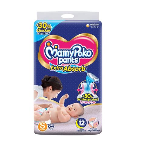 MamyPoko Extra Absorb Diaper Pants New Born, 34 Count Price, Uses, Side ...