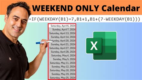 Image result for Skip Weekend Excel